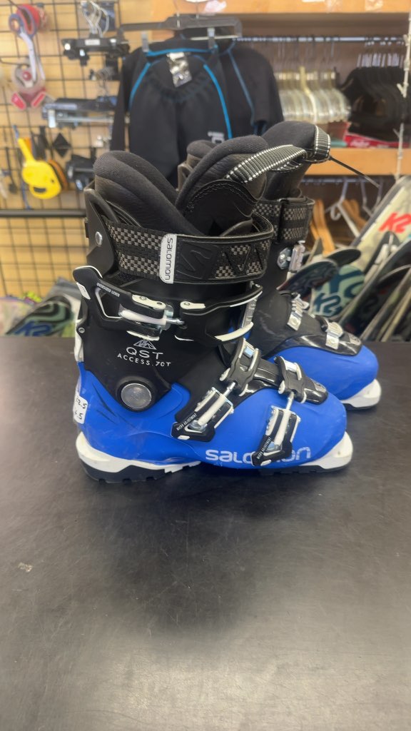 Salomon Ski Boots QST Access 70T Blue/Black Used Size 22.5