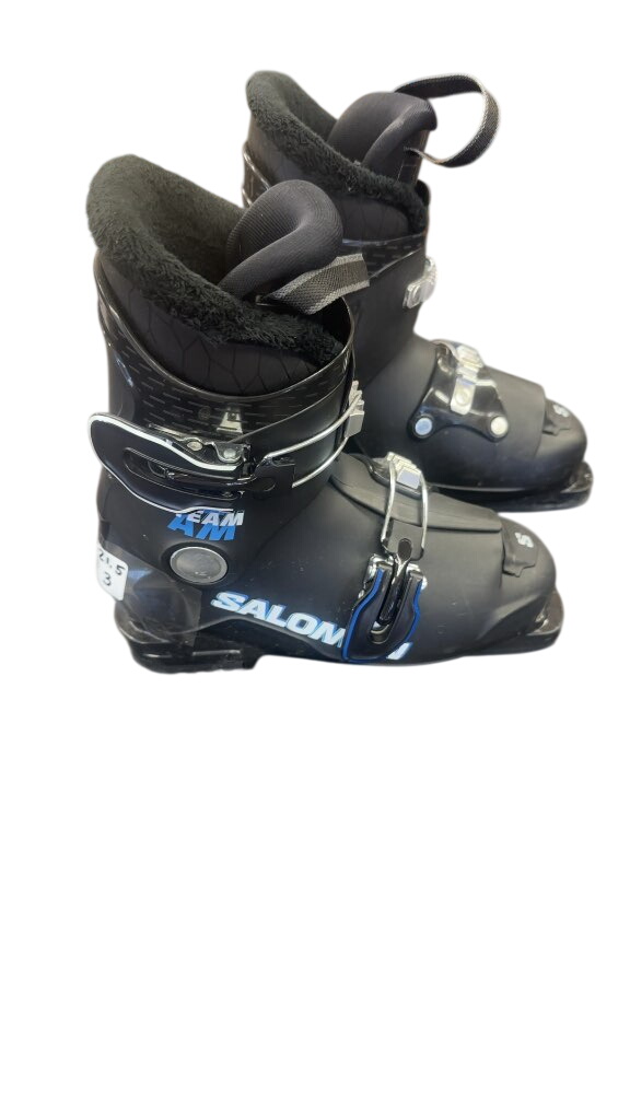 Salomon Team AM Junior Ski Boots Black Used Size 21.5 - image 1