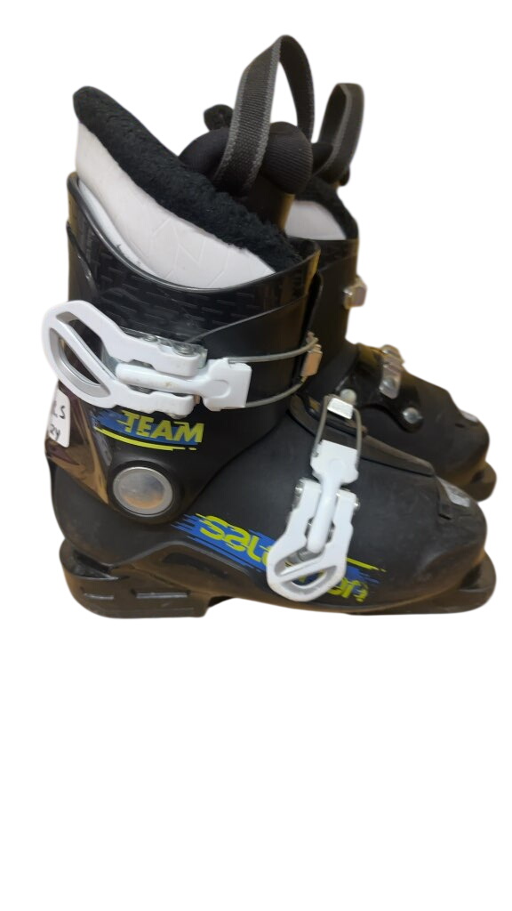 Salomon Team Kids Ski Boots Black Used Size 18.5 - image 1