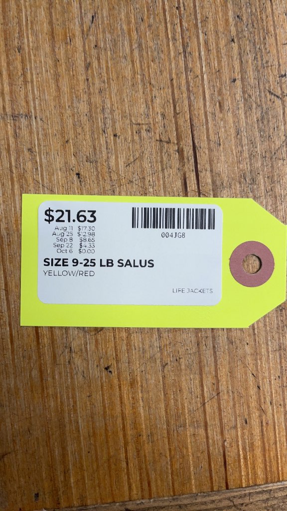 Salus Bijoux Baby Life Jacket