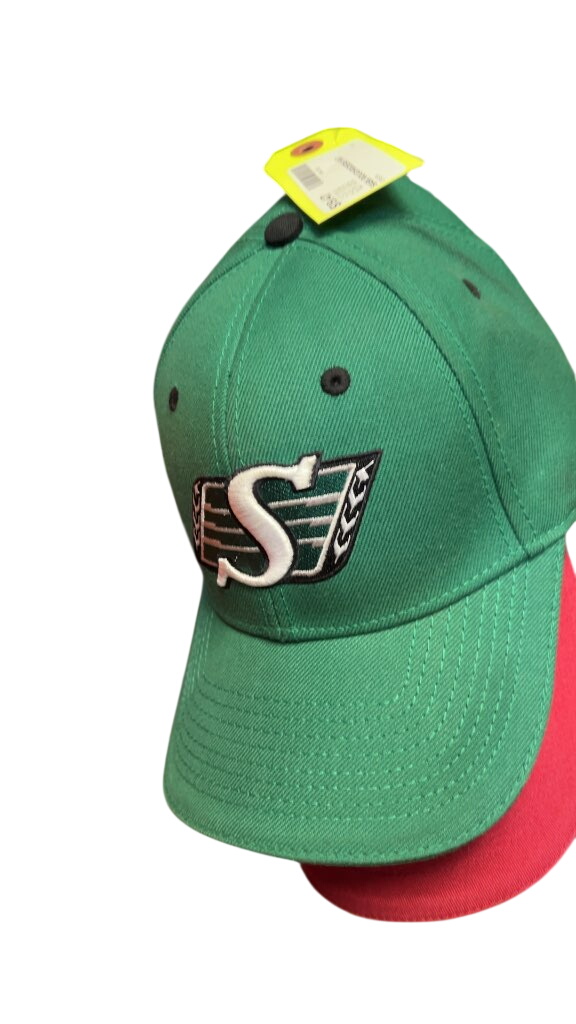 Saskatchewan Roughriders Baseball Cap Logo Green Good Condition One Size