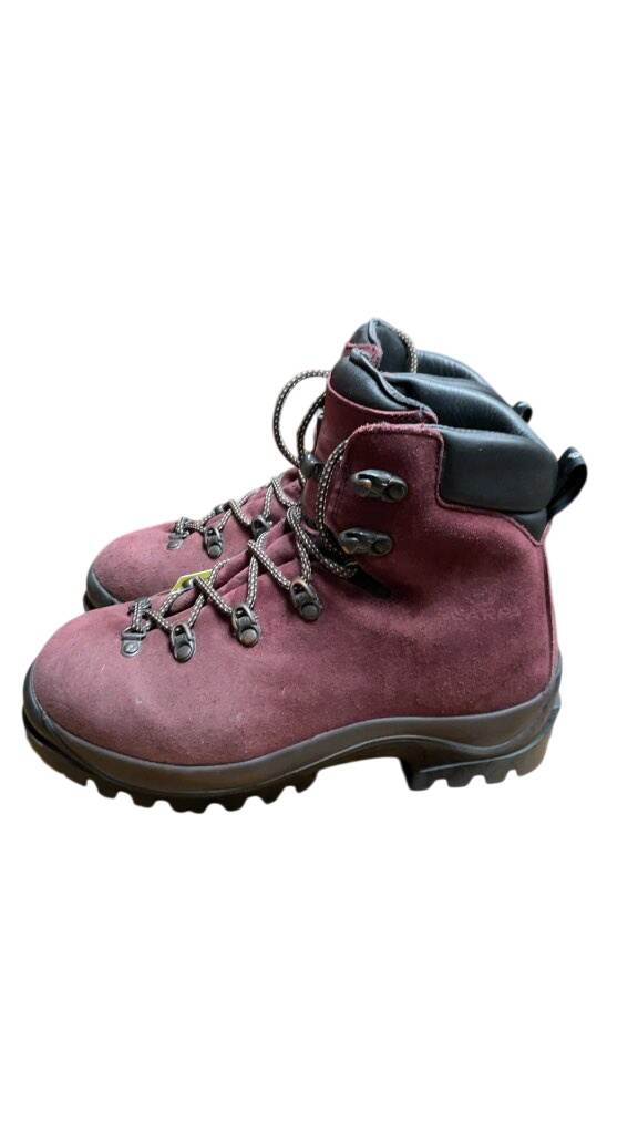 Scarpa Burgundy Suede Hiking Boots - Size 5
