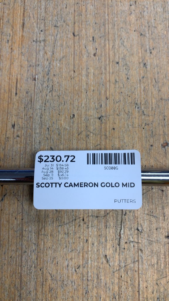 Scotty Cameron Select GoLo Mid Putter