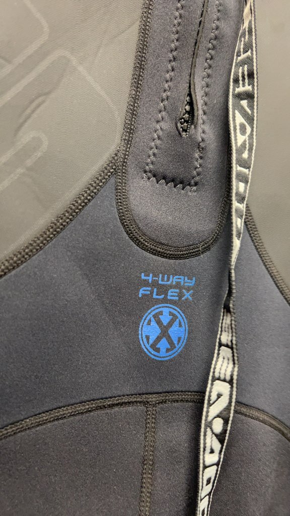 Sea-Doo Junior 8 Shorty Wetsuit - Blue/Grey/Black