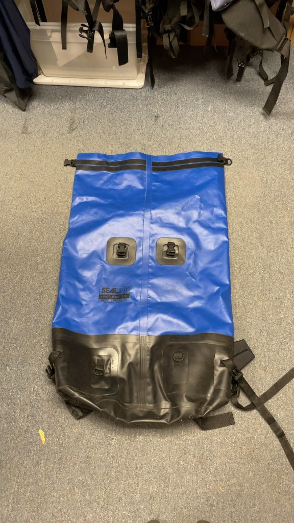 SealLine Pro Pack 115 Dry Bag Backpack - Blue/Black