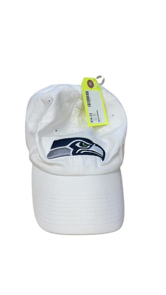 Seattle Seahawks White Baseball Cap