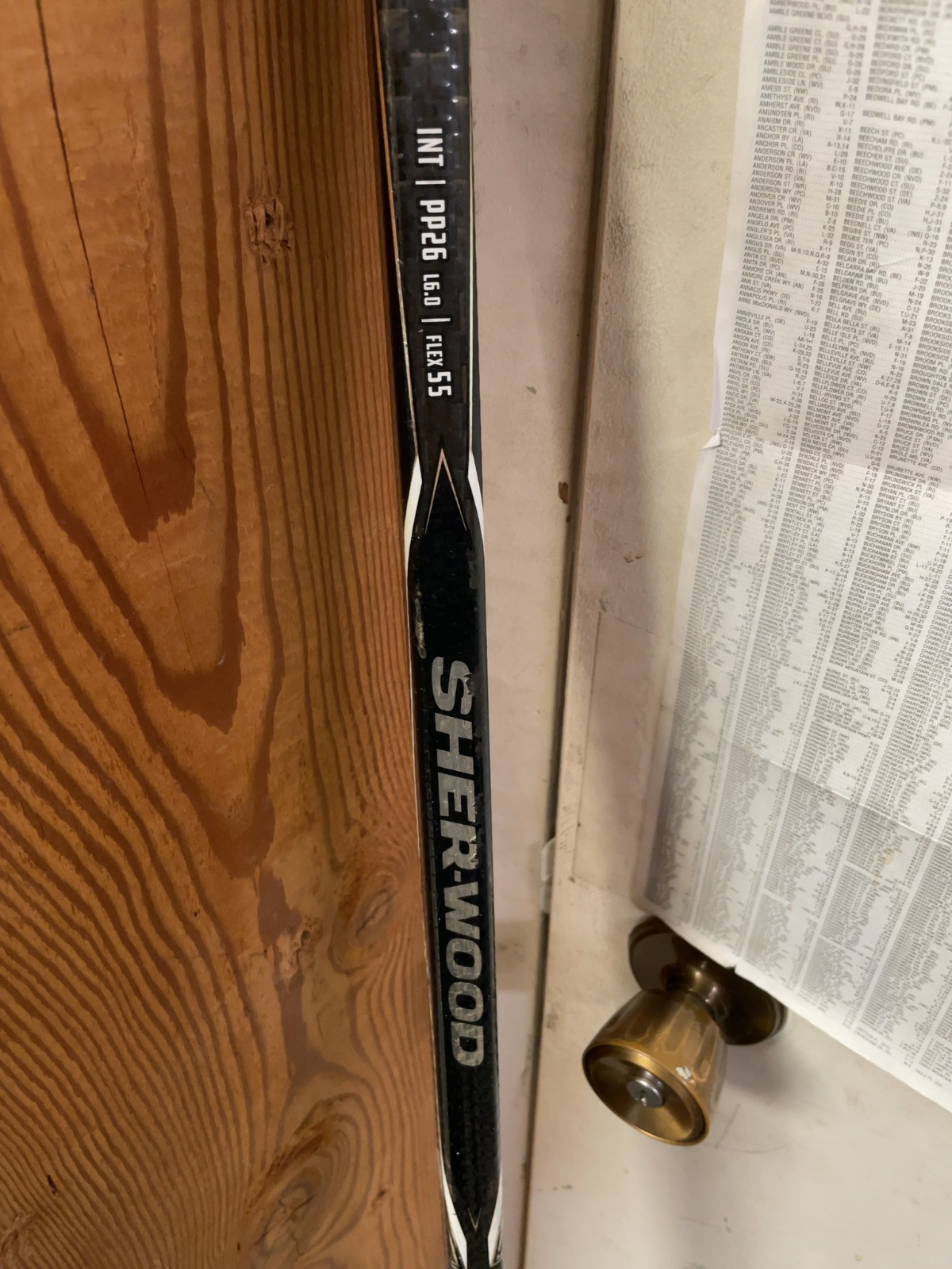 Sher-Wood PP26 Intermediate 55 Flex Left Hand Hockey Stick