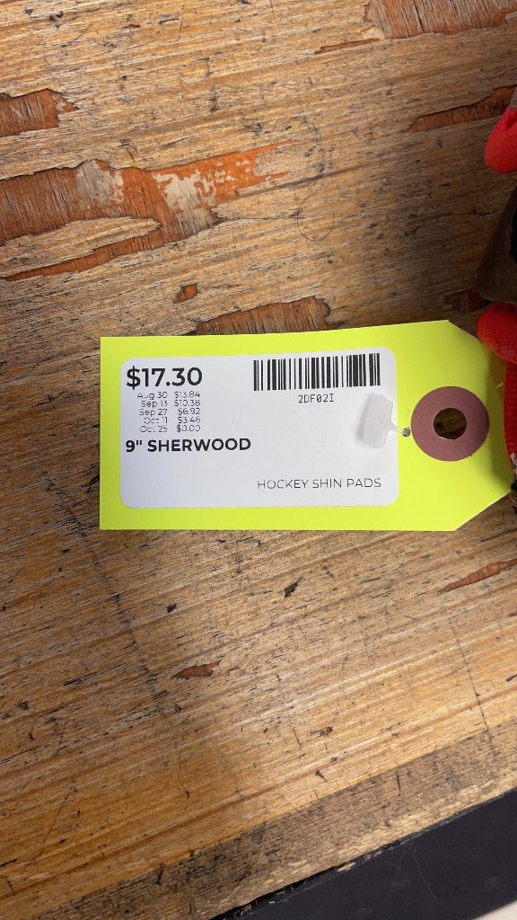 Sherwood Code I 9" Hockey Shin Pads