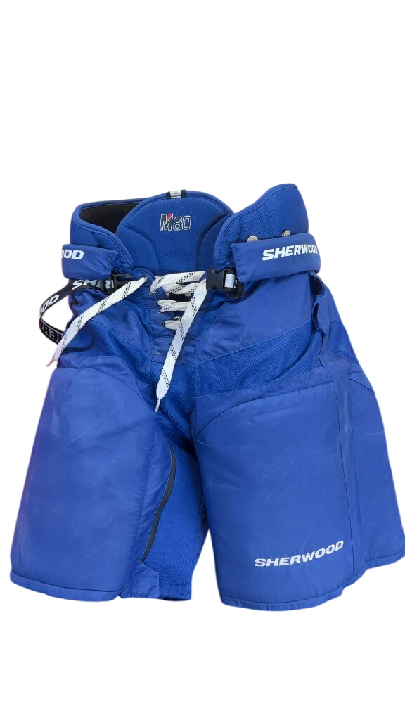 Sherwood Hockey Pants Rekker M80 Blue Used Senior Large - image 1