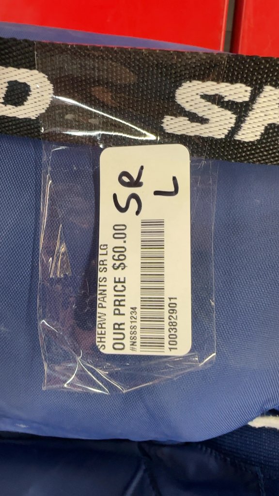 Sherwood Hockey Pants Rekker M80 Blue Used Senior Large