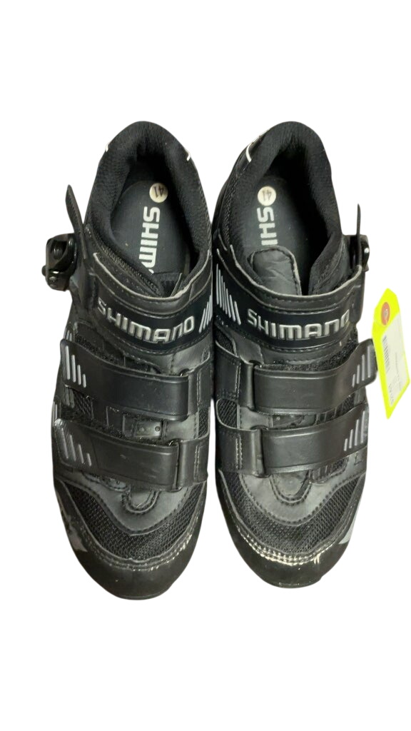 Shimano Black SPD Cycling Shoes Size 7.5 - image 1