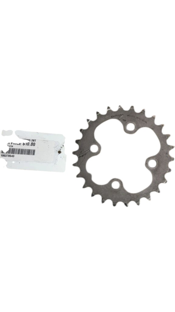 Shimano Chainring M9/10S 26T 4-Bolt Used - image 1