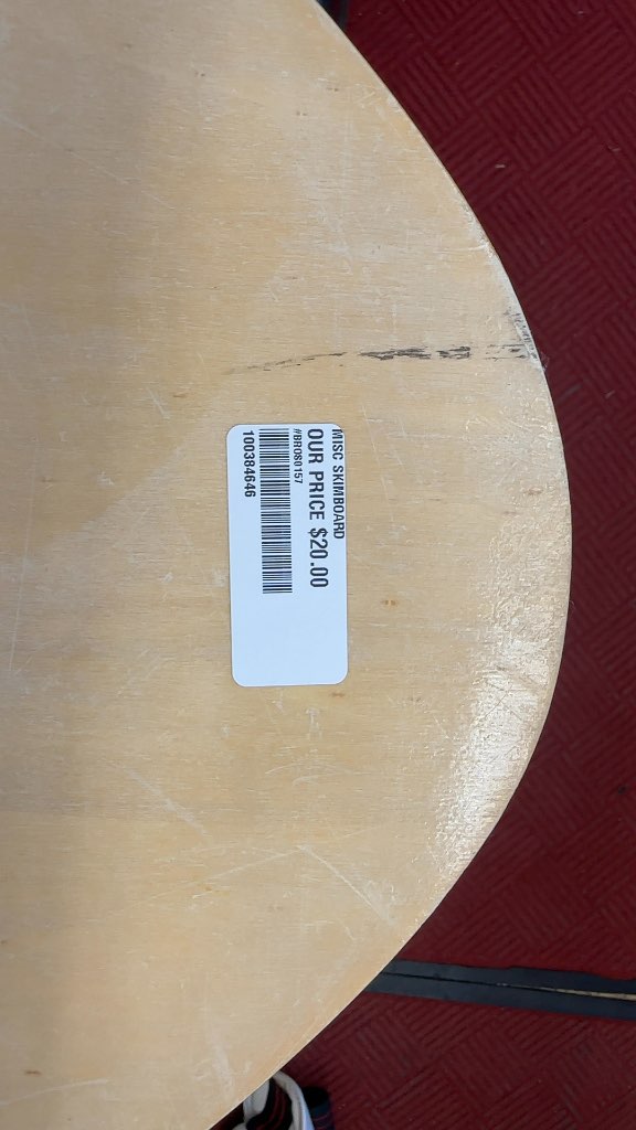 Skim Lizard Pink Wooden Skimboard