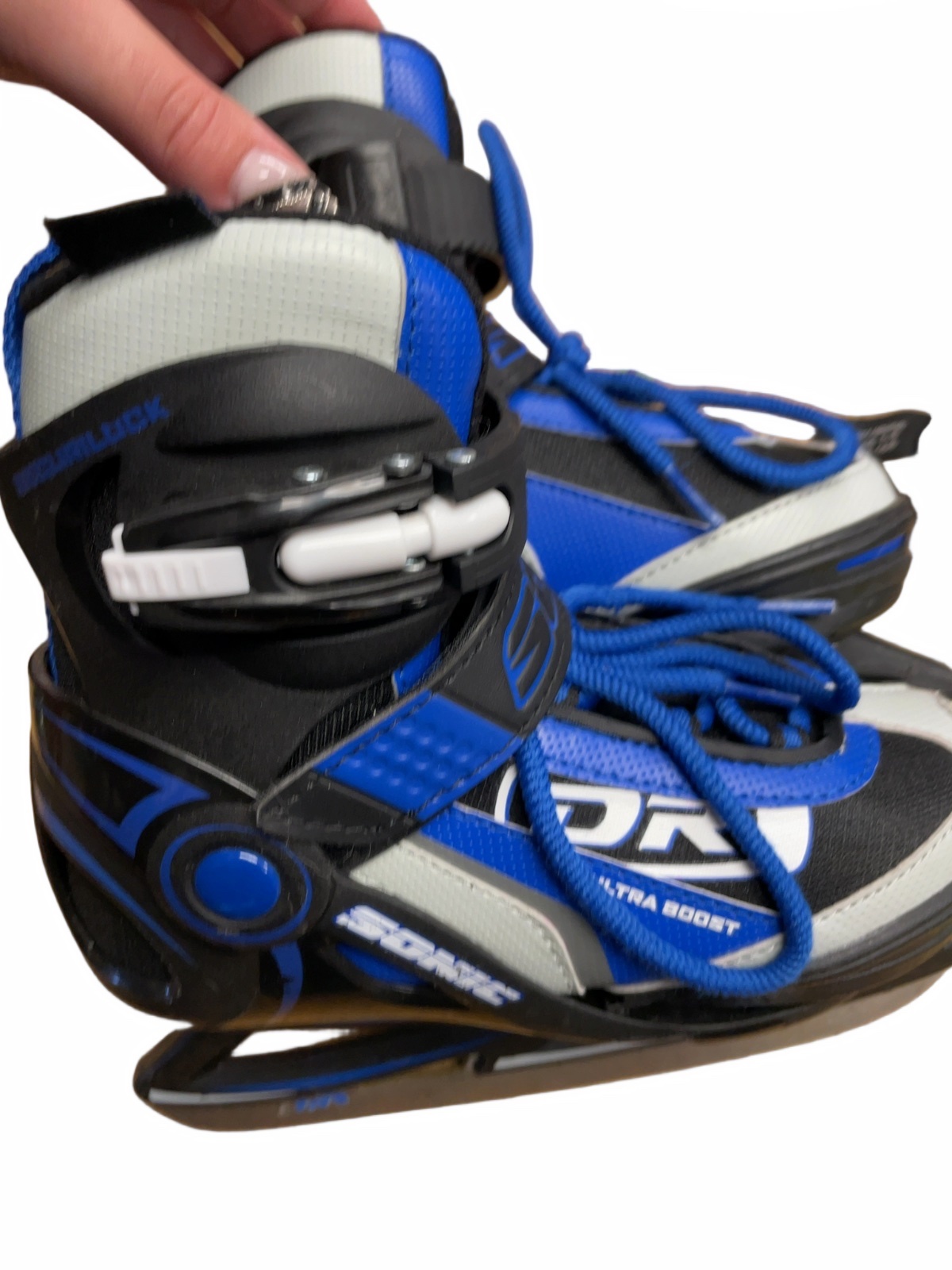 Sonic Ultra Boost Size 11C-1 Adjustable Ice Skates - image 1