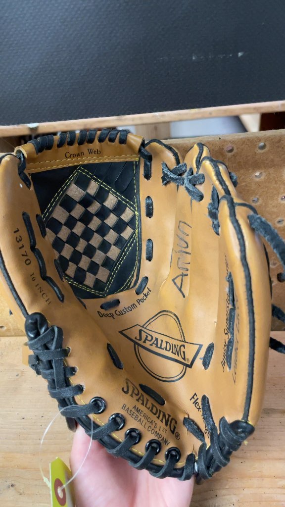 Spalding Junior Superstar Series 10" Left Hand Baseball Glove