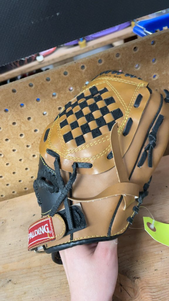 Spalding Junior Superstar Series 10" Left Hand Baseball Glove