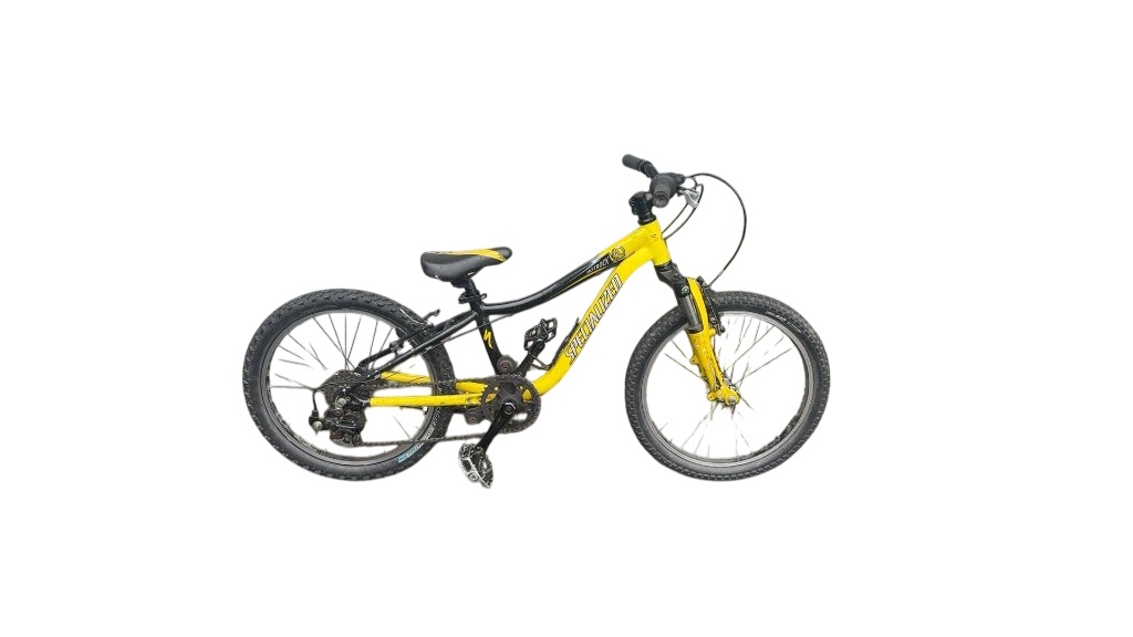 Specialized Kids Mountain Bike Hotrock 20 Yellow/Black Used 20" - image 1