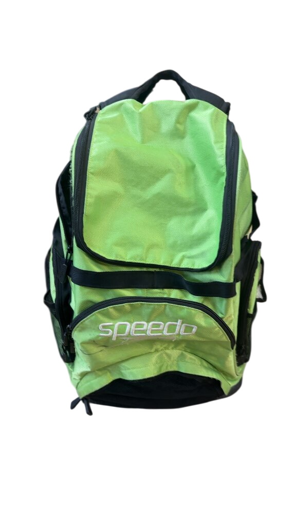 Speedo Teamster 35L Swim Backpack Lime Green Used - image 1