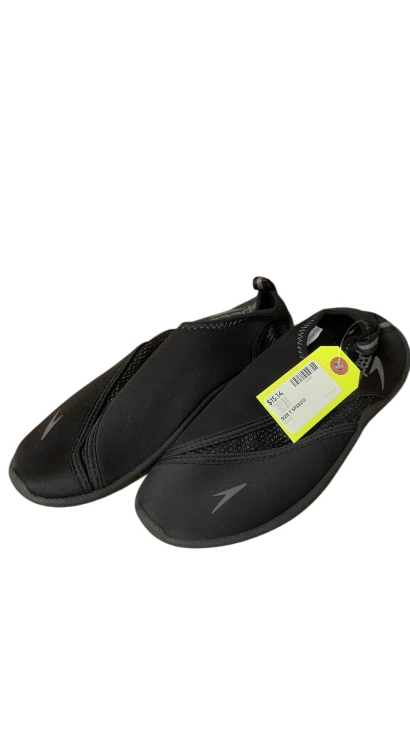 Speedo Water Shoes Size 7 Black