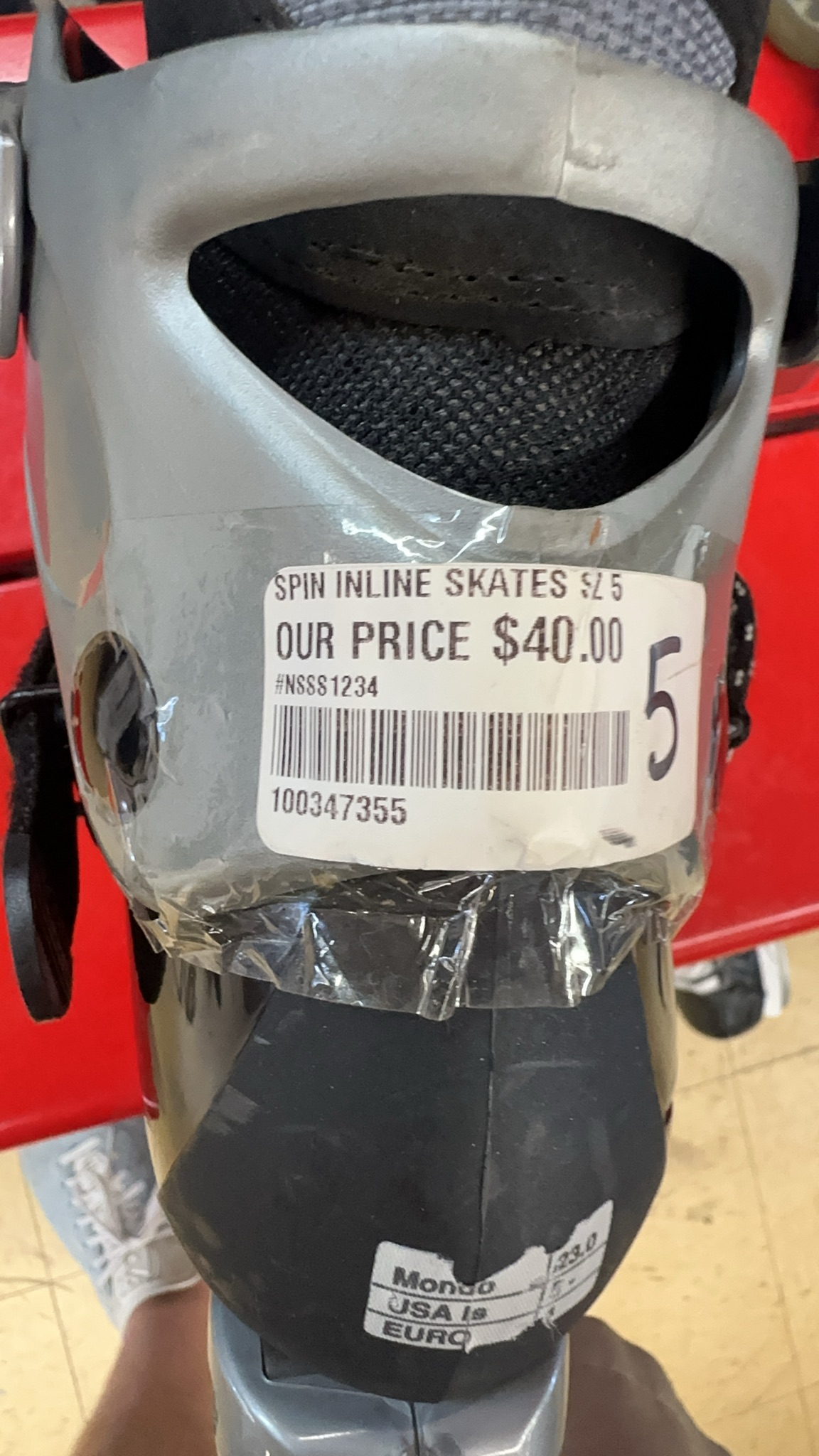 Spin Trainer 2 Inline Skates - Size 5