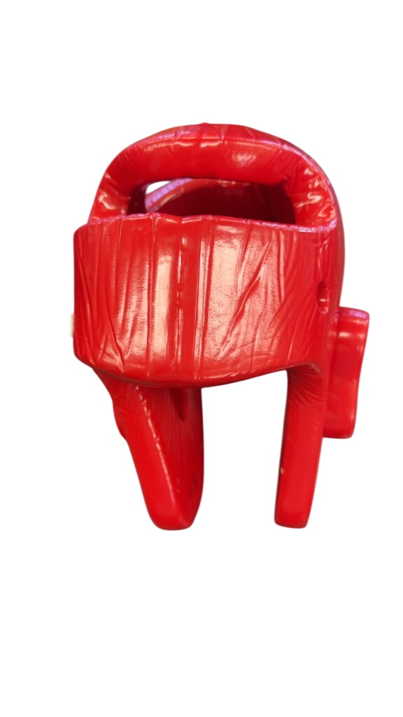 Sport One Boxing Headgear Red Dipped Foam Used - image 1
