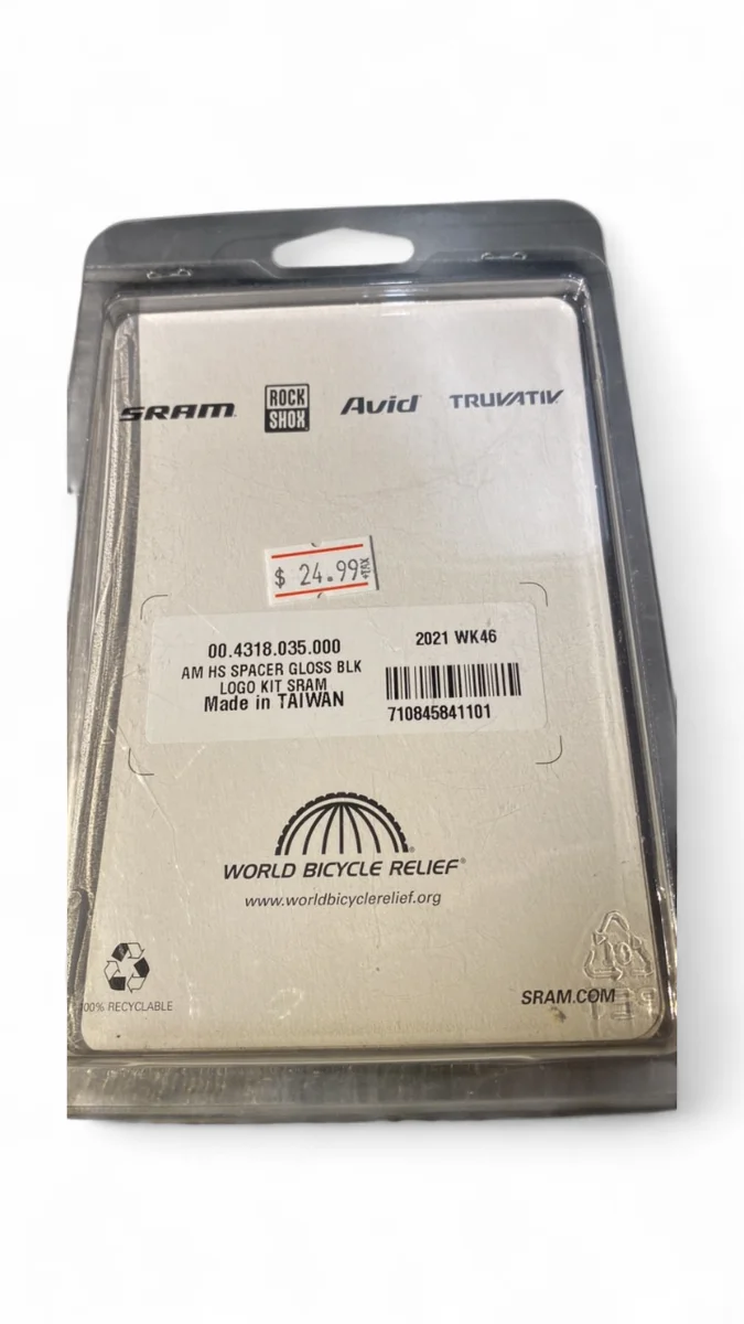 SRAM Headset Spacer Kit Gloss Black New 1-1/8 Inch Carbon - image 2