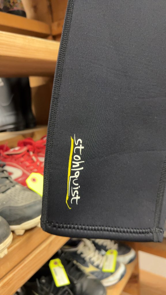 Stohlquist Junior 2mm Shorty Wetsuit - Black/Yellow - Size 7-8