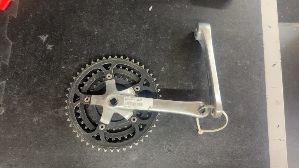 Sugino Triple Crankset Square Taper Used