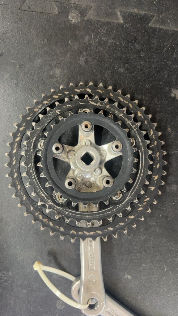 Sugino Triple Crankset Square Taper Used