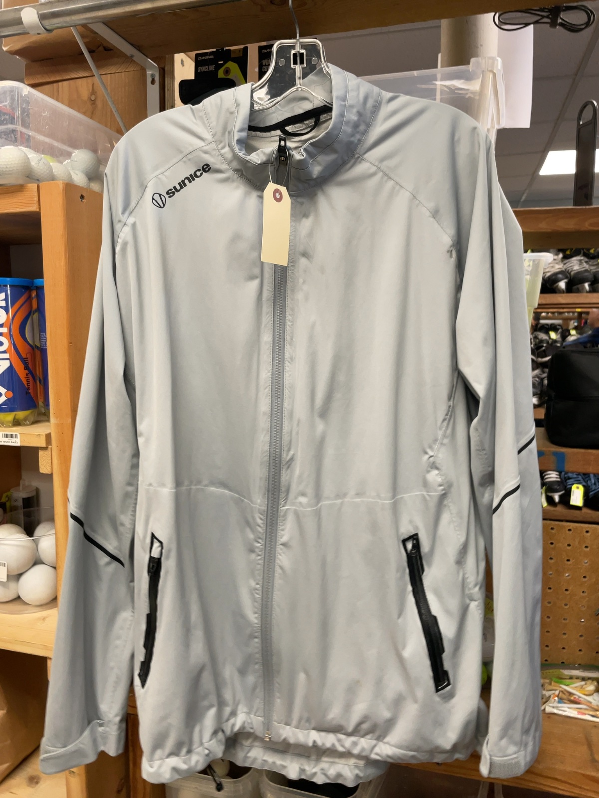 Sunice Rain Jacket Size XL Grey
