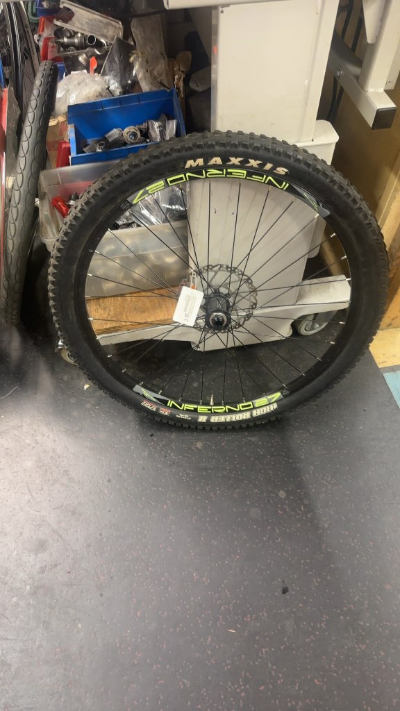 SunRingle Inferno 27 27.5" Front Wheel with Maxxis High Roller II Tire