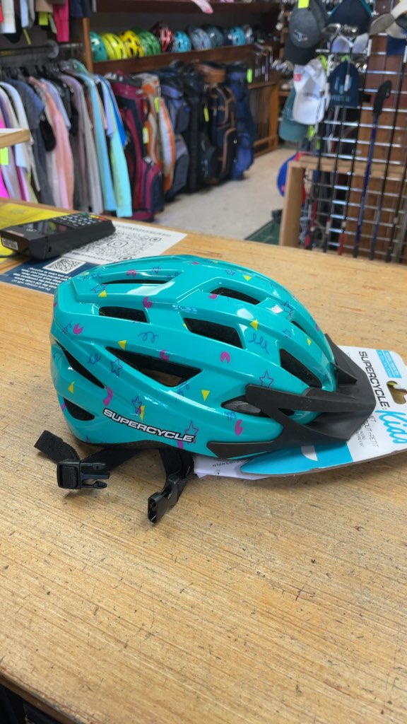 Supercycle Kids Toddler Pursuit Bike Helmet - Teal (50-52 cm)