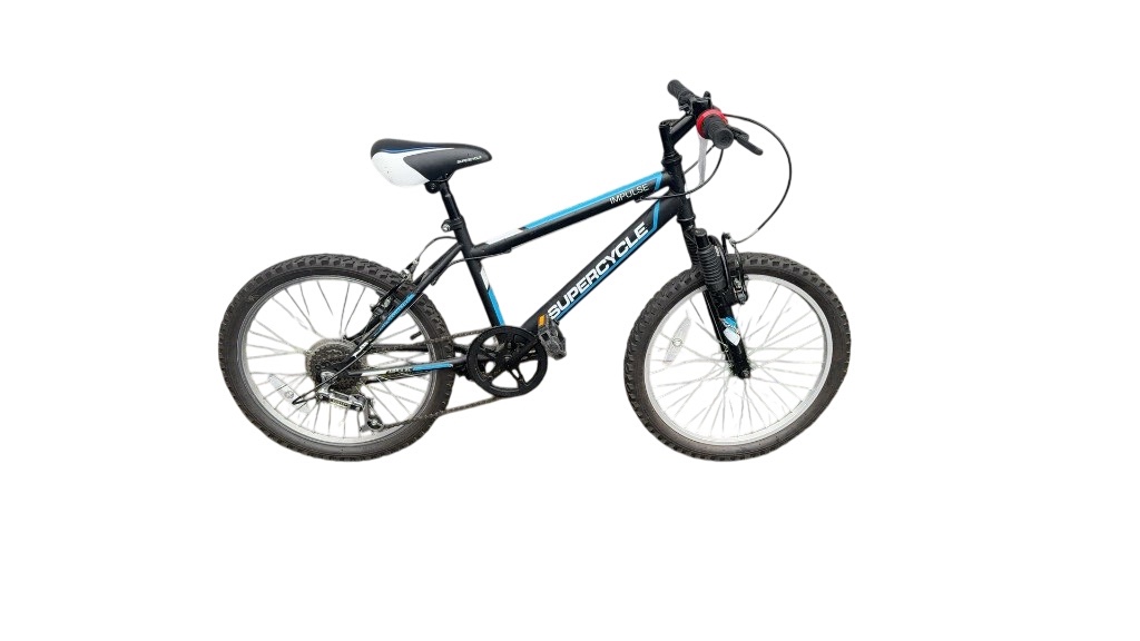 Supercycle Mountain Bike Impulse Black/Blue Good Condition 20" - image 1