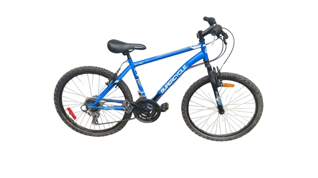 Supercycle Mountain Bike Nitro XT Blue Good Condition 24" - image 1