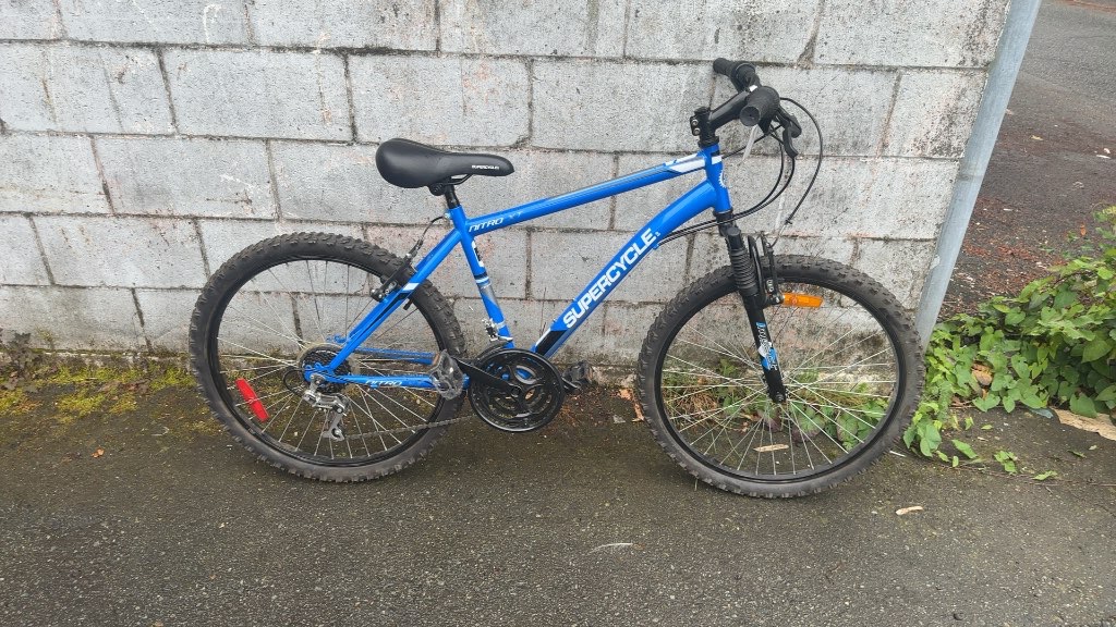 Supercycle Mountain Bike Nitro XT Blue Good Condition 24"