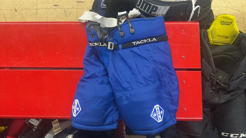 Tackla Hockey Pants Junior Small Blue Used
