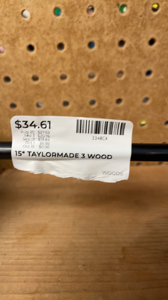 TaylorMade 300 Series 3 Wood 15 Degree