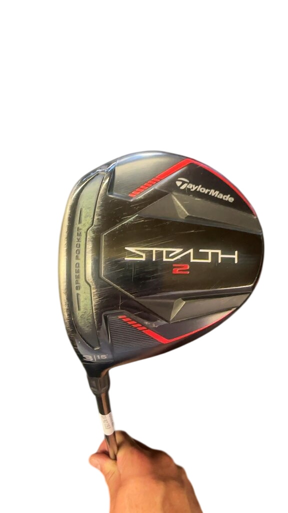 TaylorMade Golf Club Stealth 2 3 Wood LH Used 15° - image 1