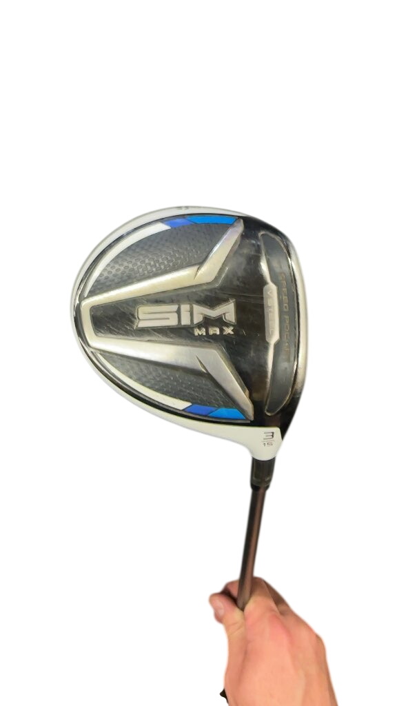 TaylorMade SIM MAX 3 Wood Fairway Wood Used 15 Degree - image 1