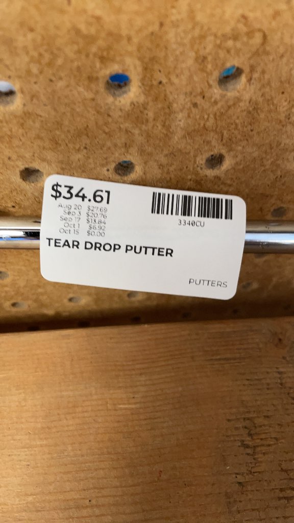 TearDrop Golf Putter