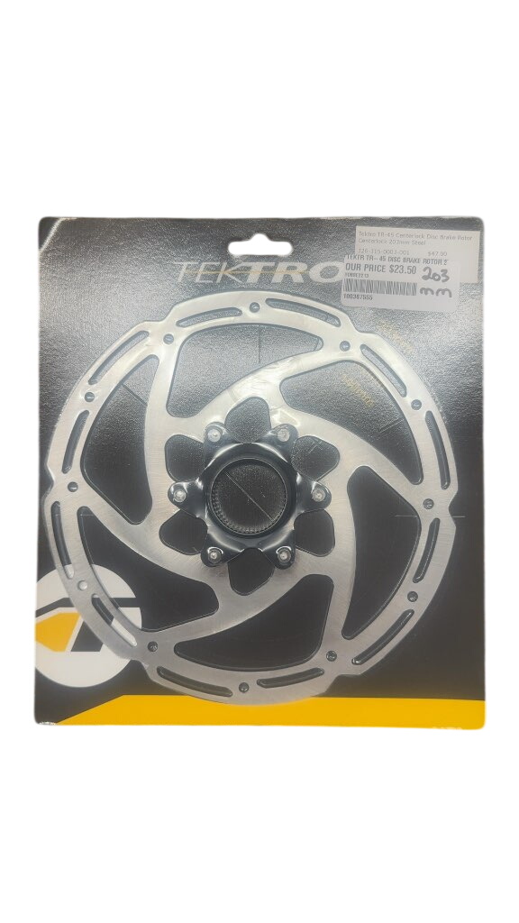 Tektro Disc Brake Rotor TR-45 Centerlock New 203mm - image 1