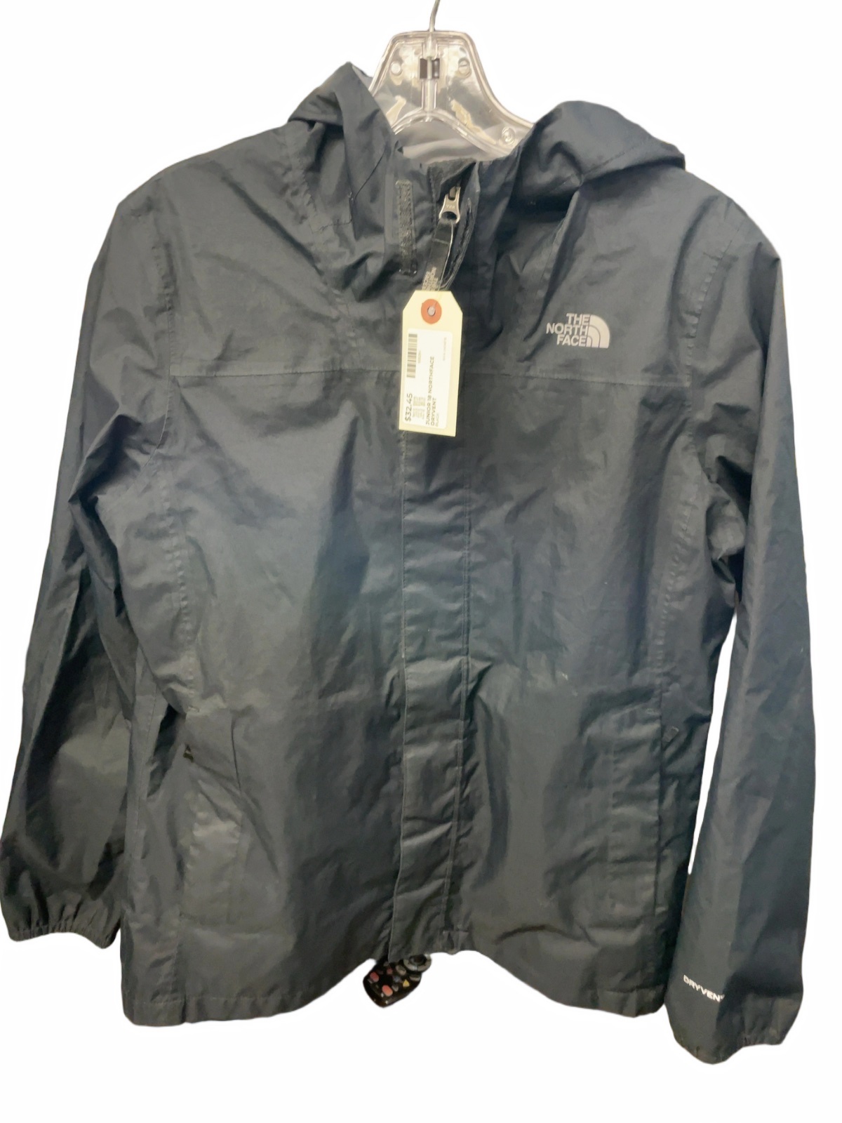 The North Face DryVent Rain Jacket Girl's XL (18) Black