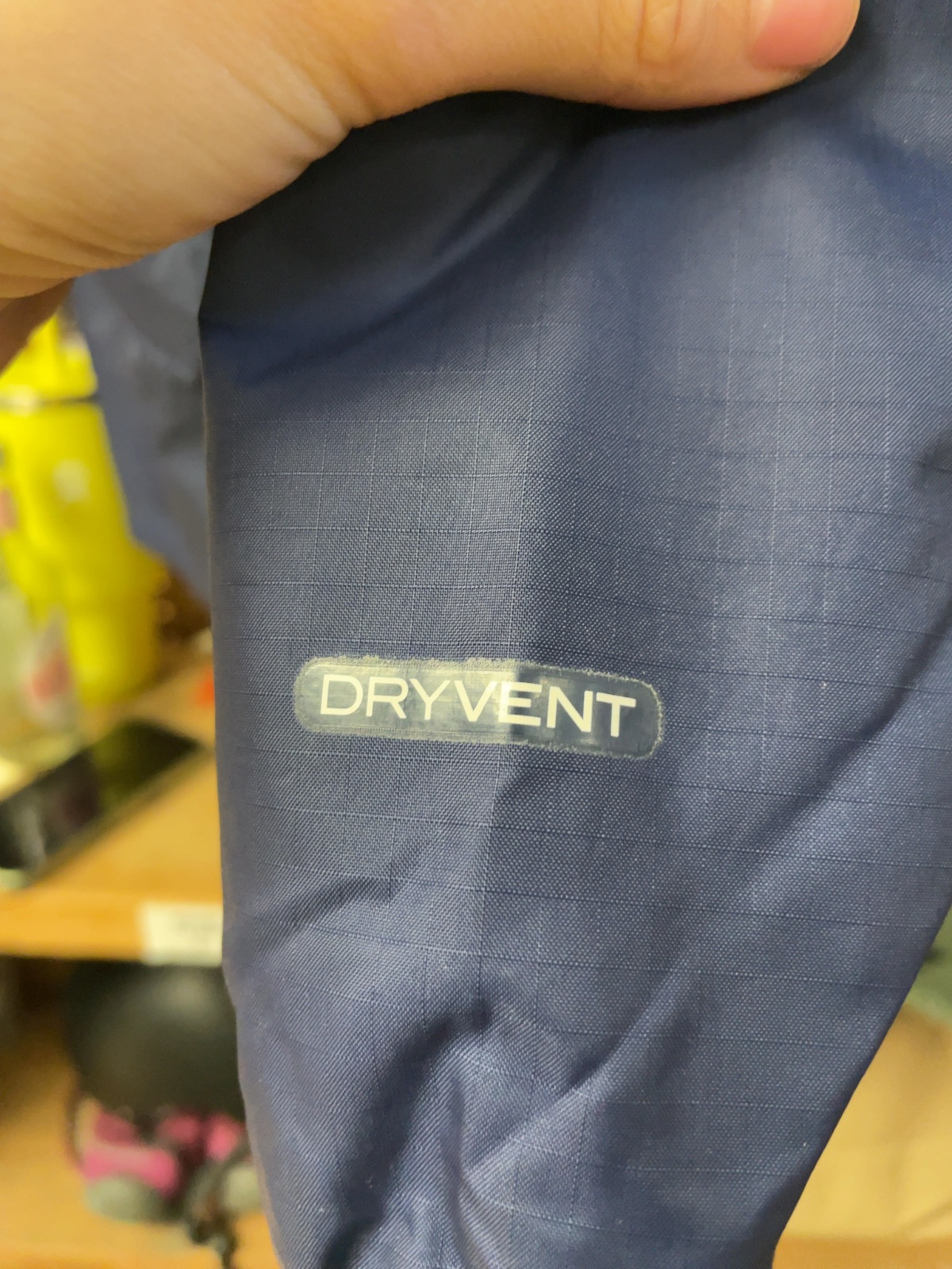 The North Face DryVent Rain Jacket JR 10-12 Blue Shell + Fleece