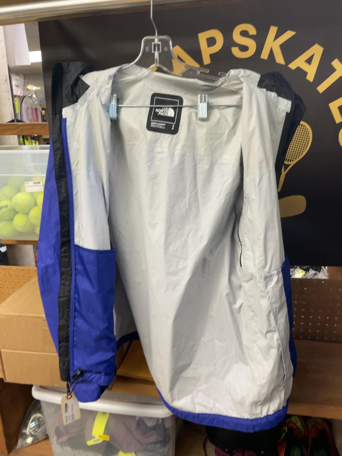 The North Face DryVent Rain Jacket Mens Small Blue
