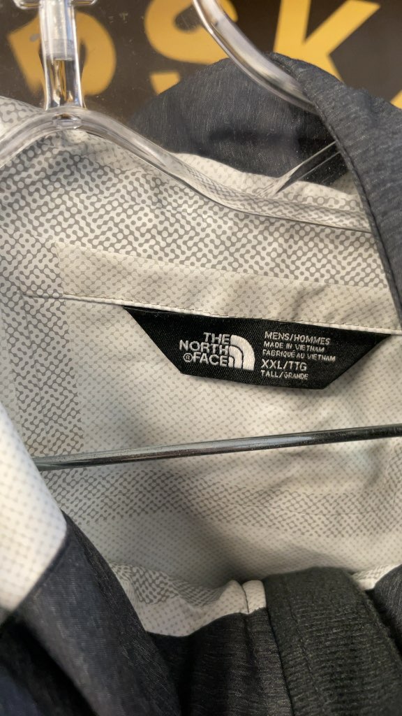 The North Face Grey Rain Jacket XXL Tall