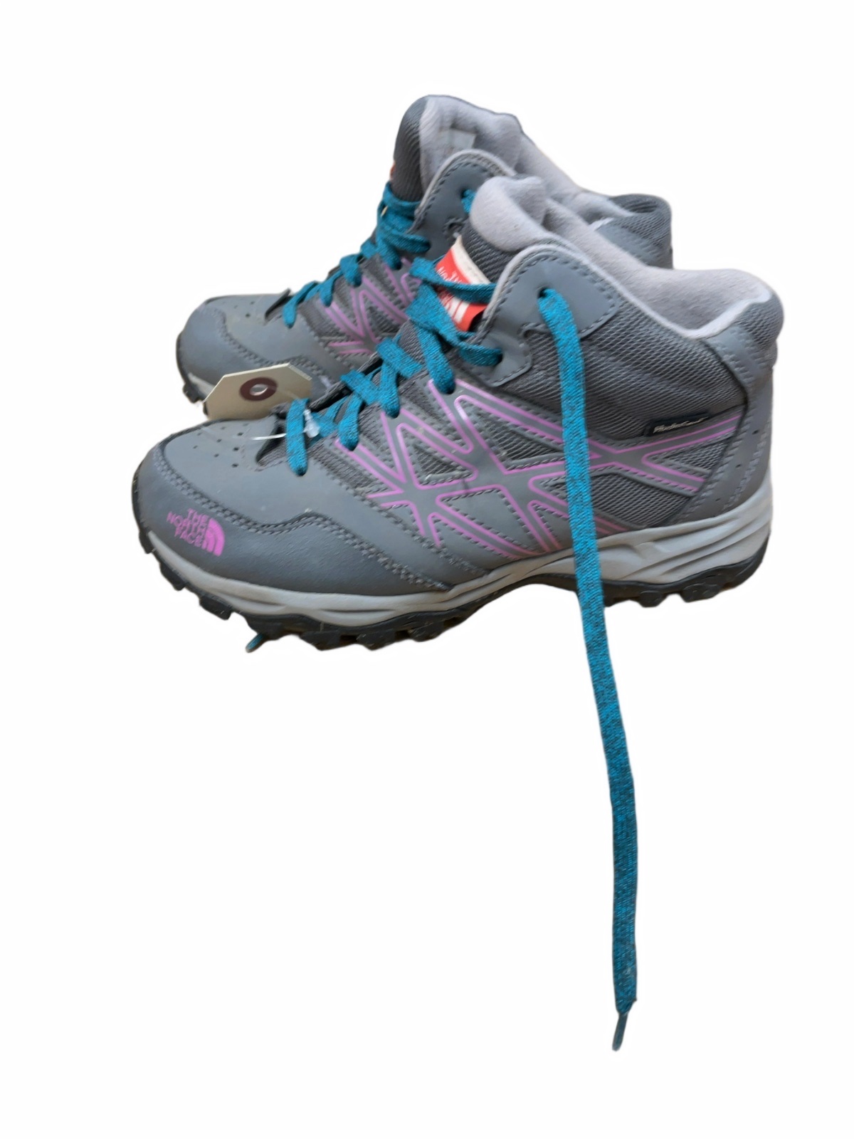 The North Face Hiking Boots Size 3 Grey/Purple - image 1