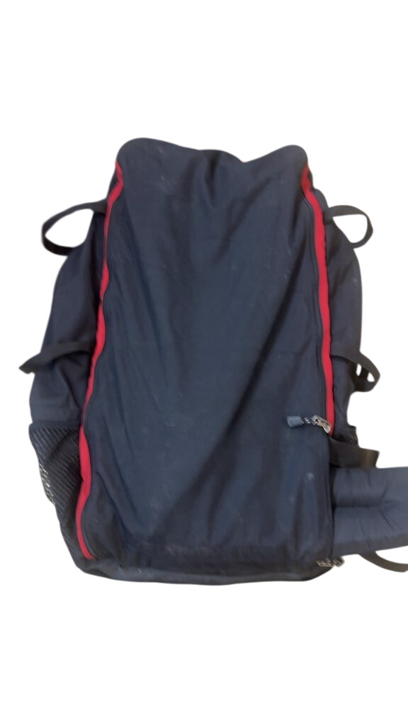 The North Face Hiking Pack Red and Black Used - image 1