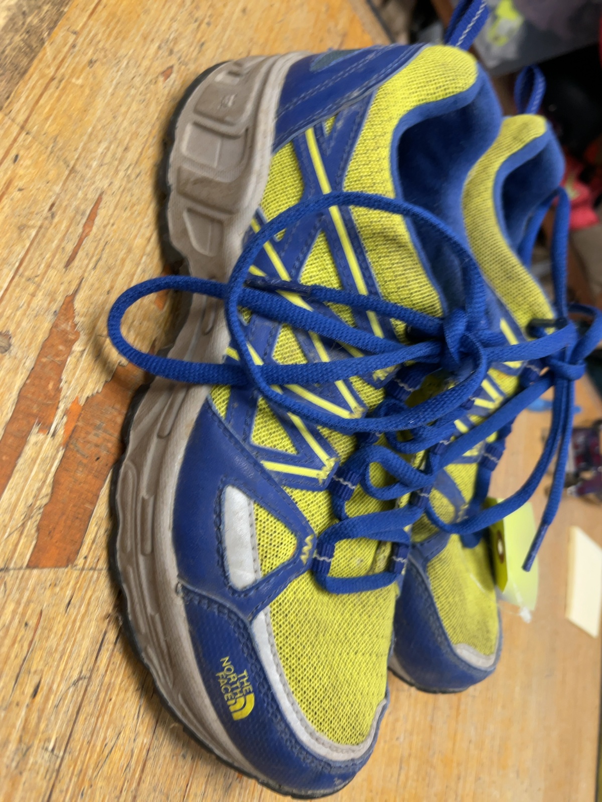 The North Face Hiking Shoes Size 4 Green/Blue