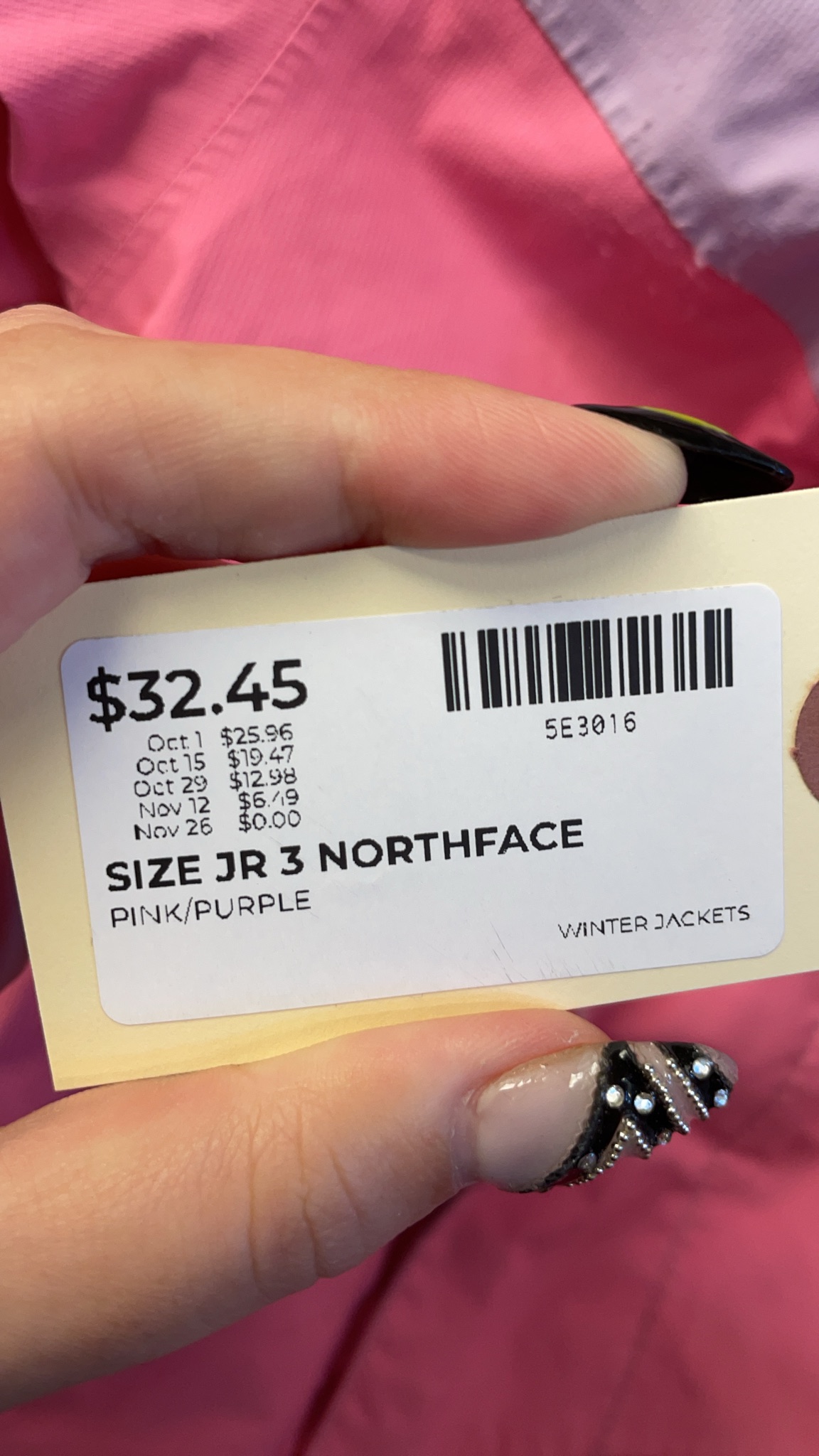 The North Face Hooded Jacket JR 3 Pink/Purple