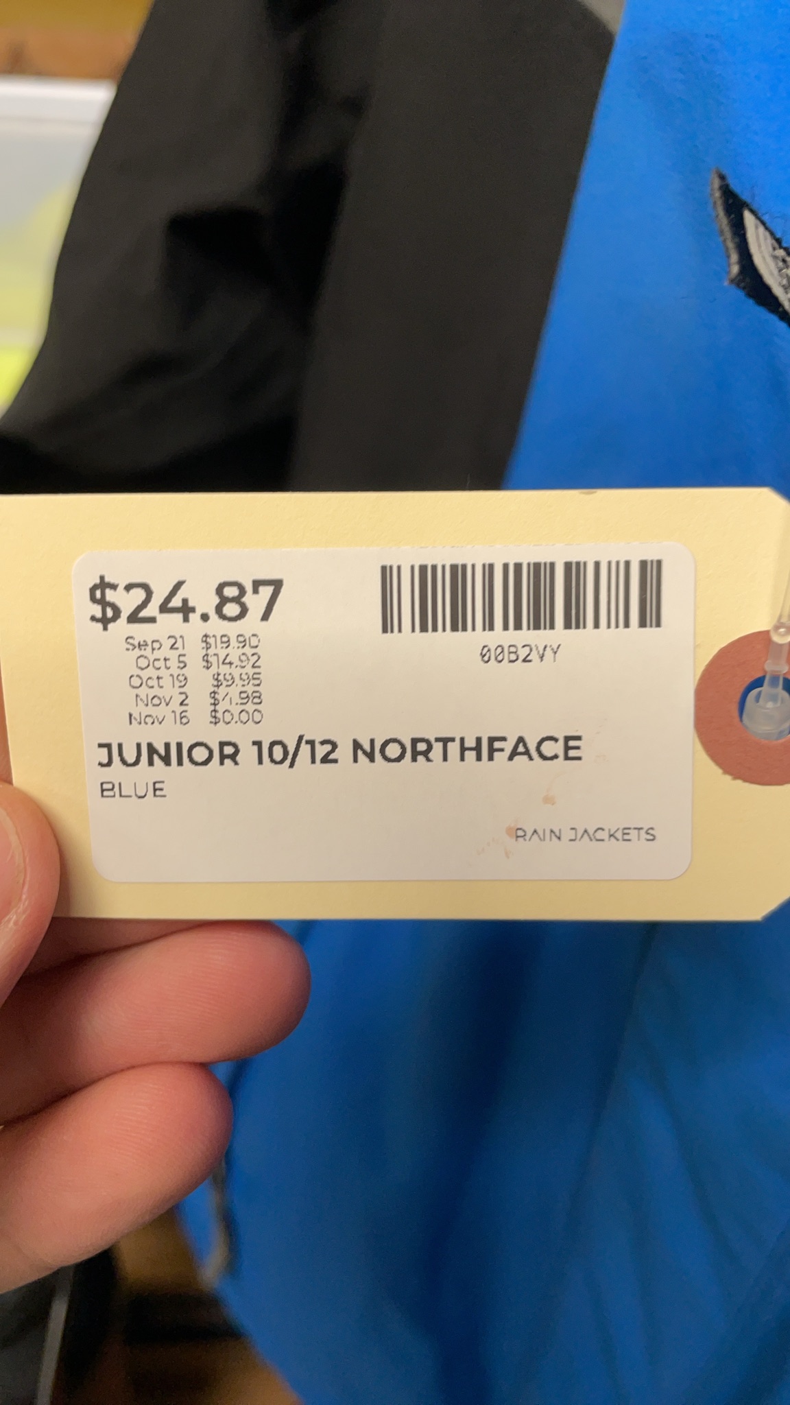 The North Face HyVent Boy's M (10/12) Rain Jacket